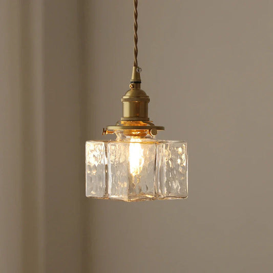 Classic Clear Hanging Glass Lights - Lusomart