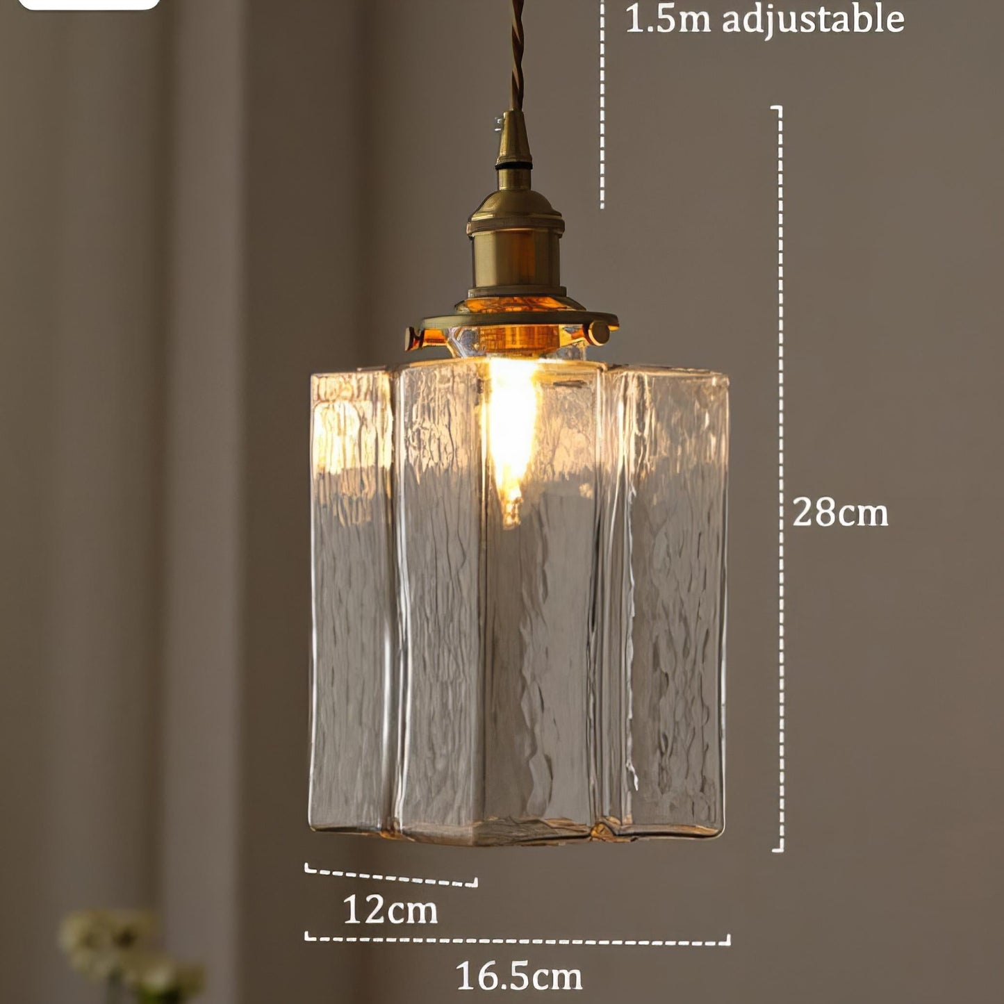 Classic Clear Hanging Glass Lights
