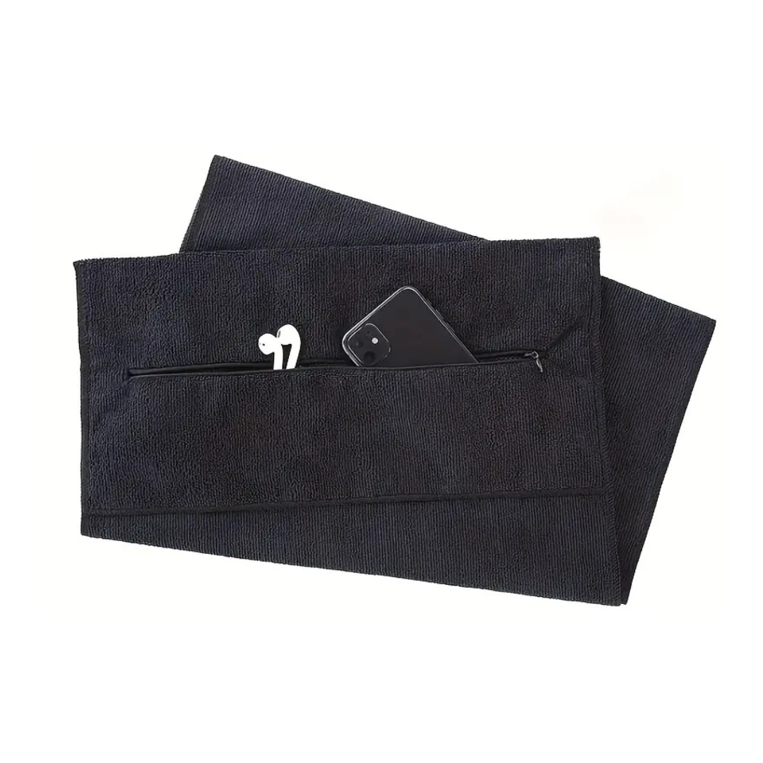 FitTowel | Ultra Absorbent Compact Sports Gym Towel with Zipper Pocket 8