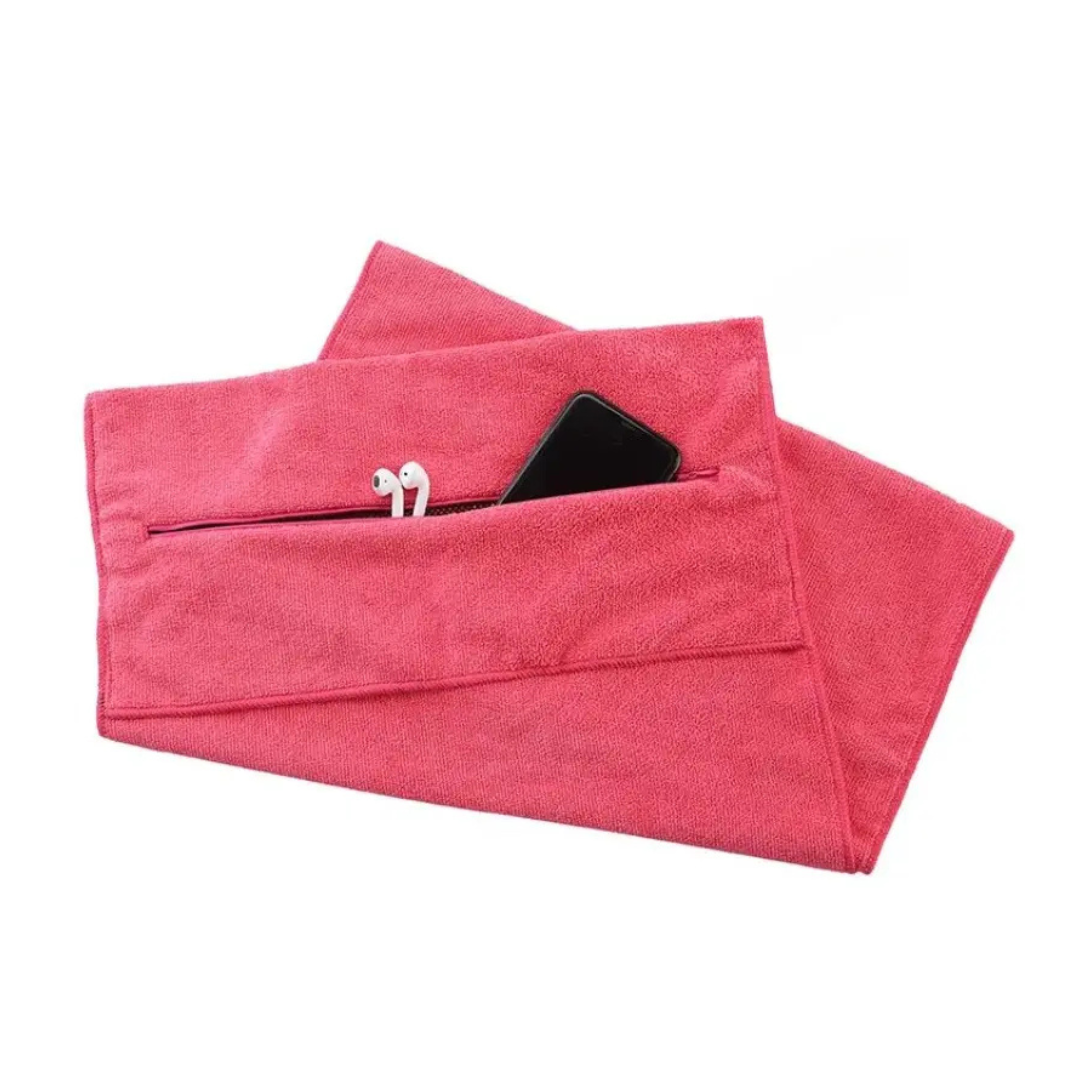 FitTowel | Ultra Absorbent Compact Sports Gym Towel with Zipper Pocket 9
