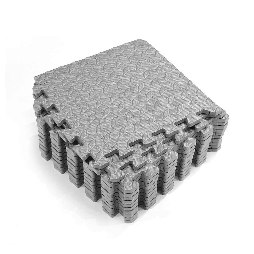 FitZone | Durable Shock-Absorbing Fitness Floor Mats Set of 12 4