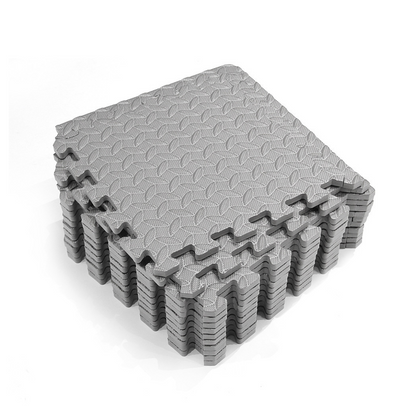 FitZone | Durable Shock-Absorbing Fitness Floor Mats Set of 12 4