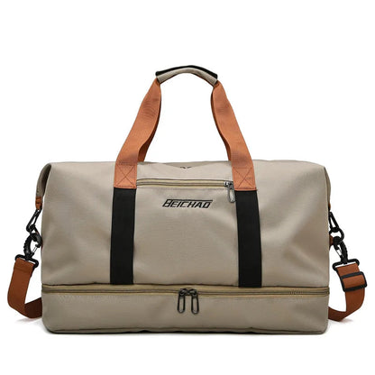 Fitness Gym Bag with Shoe Compartment – Portable Travel Tote with Wet and Dry Separation 3