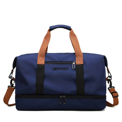 Fitness Gym Bag with Shoe Compartment – Portable Travel Tote with Wet and Dry Separation 6