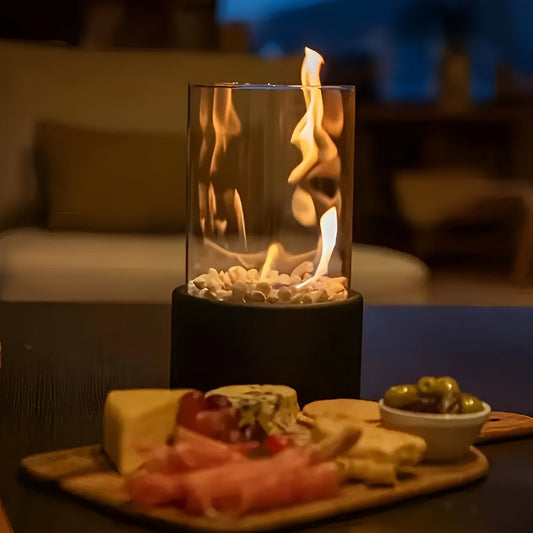 Warm LED Flame Table Lamp for Home Decor - Lusomart