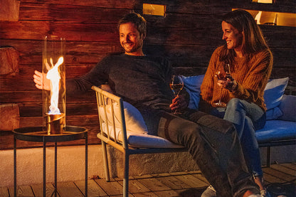 Portable Metal Flame Outdoor Fire Pit Table