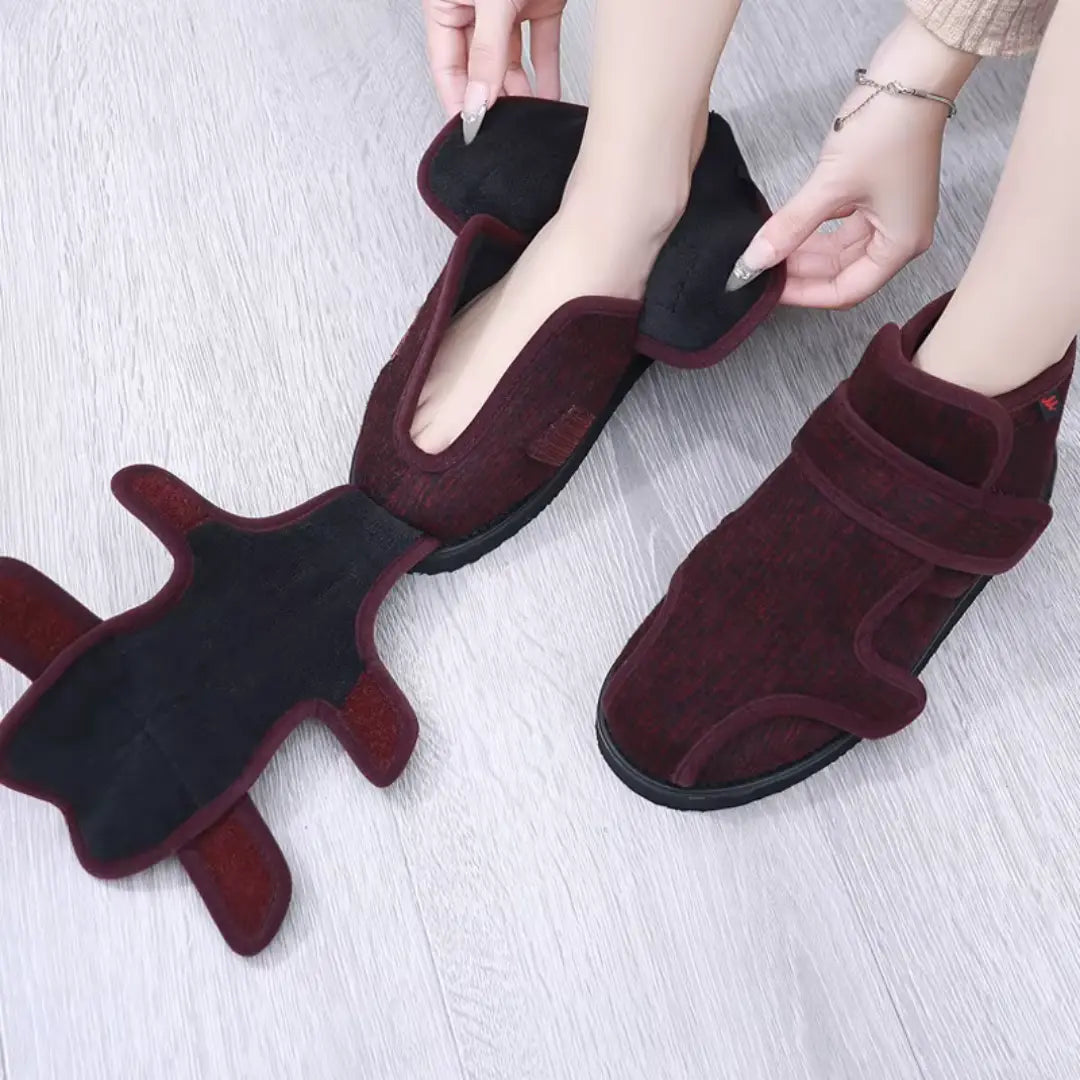 FlannelComfort | Cozy Supportive Shoes for Sensitive Swollen Feet 6