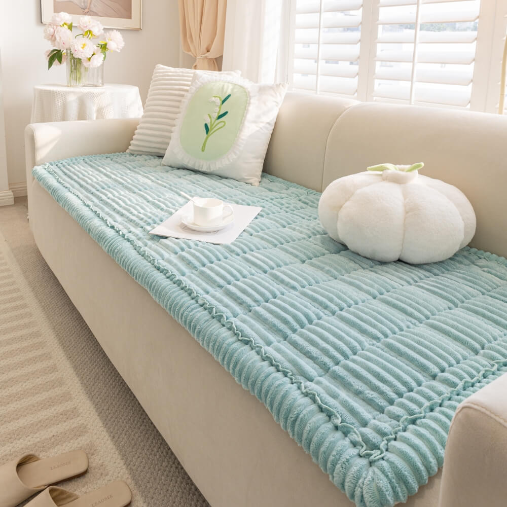 FlannelNest | Cozy Soft Flannel Pet Mat for Furniture Protection 8