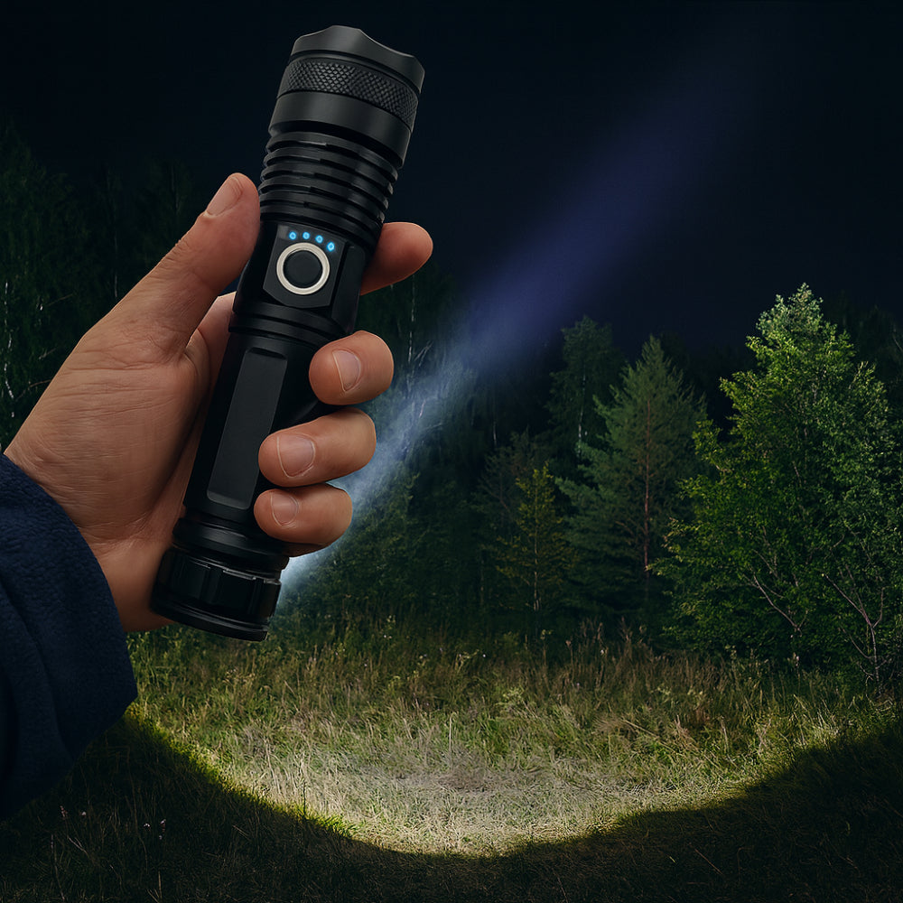 Portable Power LED Torch Waterproof Flashlight