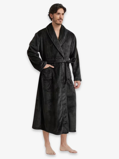 FleeceLux | Cozy Soft Microfleece Men's Bathrobe for Ultimate Comfort 1