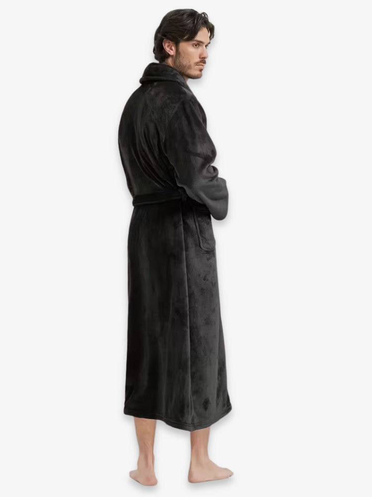 FleeceLux | Cozy Soft Microfleece Men's Bathrobe for Ultimate Comfort 2
