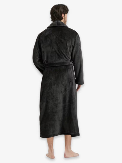 FleeceLux | Cozy Soft Microfleece Men's Bathrobe for Ultimate Comfort 3