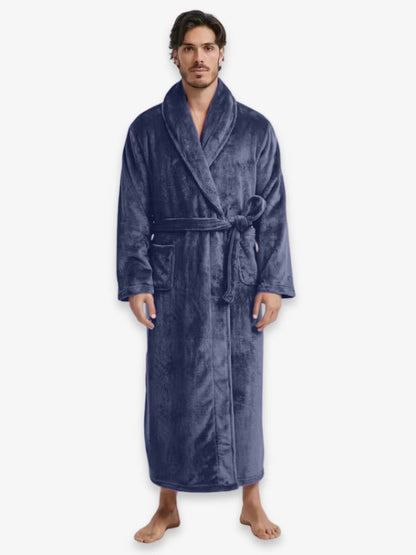 FleeceLux | Cozy Soft Microfleece Men's Bathrobe for Ultimate Comfort 6