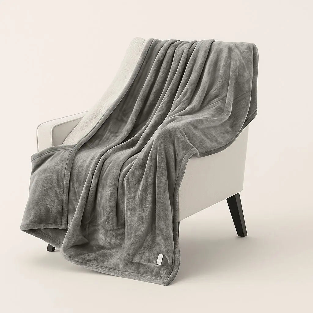 Soft Electric Heated Fleece Throw Blanket - Lusomart