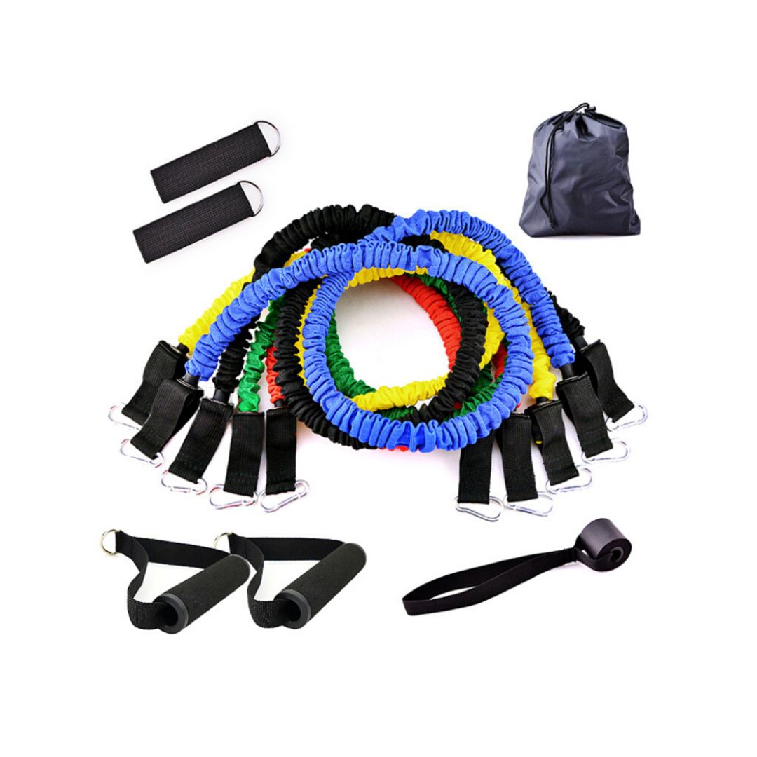 Premium Resistance Exercise Fitness Kit with Extras - Lusomart