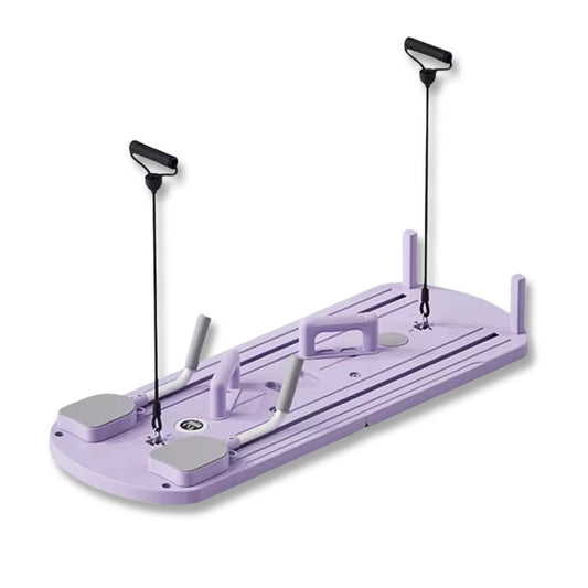 Space Saving Home Pilates Reformer with Adjustable Resistance - Lusomart