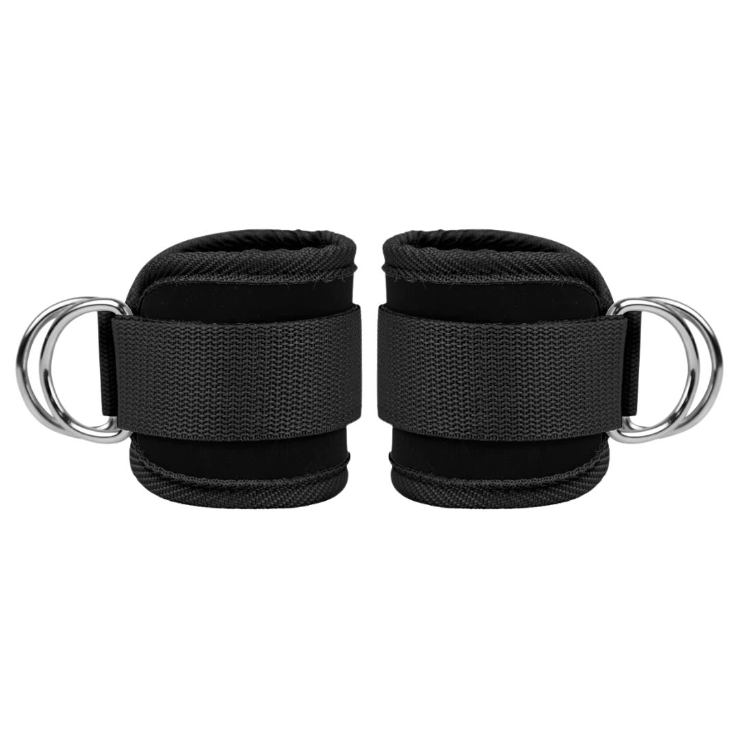 Heavy Duty Adjustable Gym Ankle Straps - Lusomart