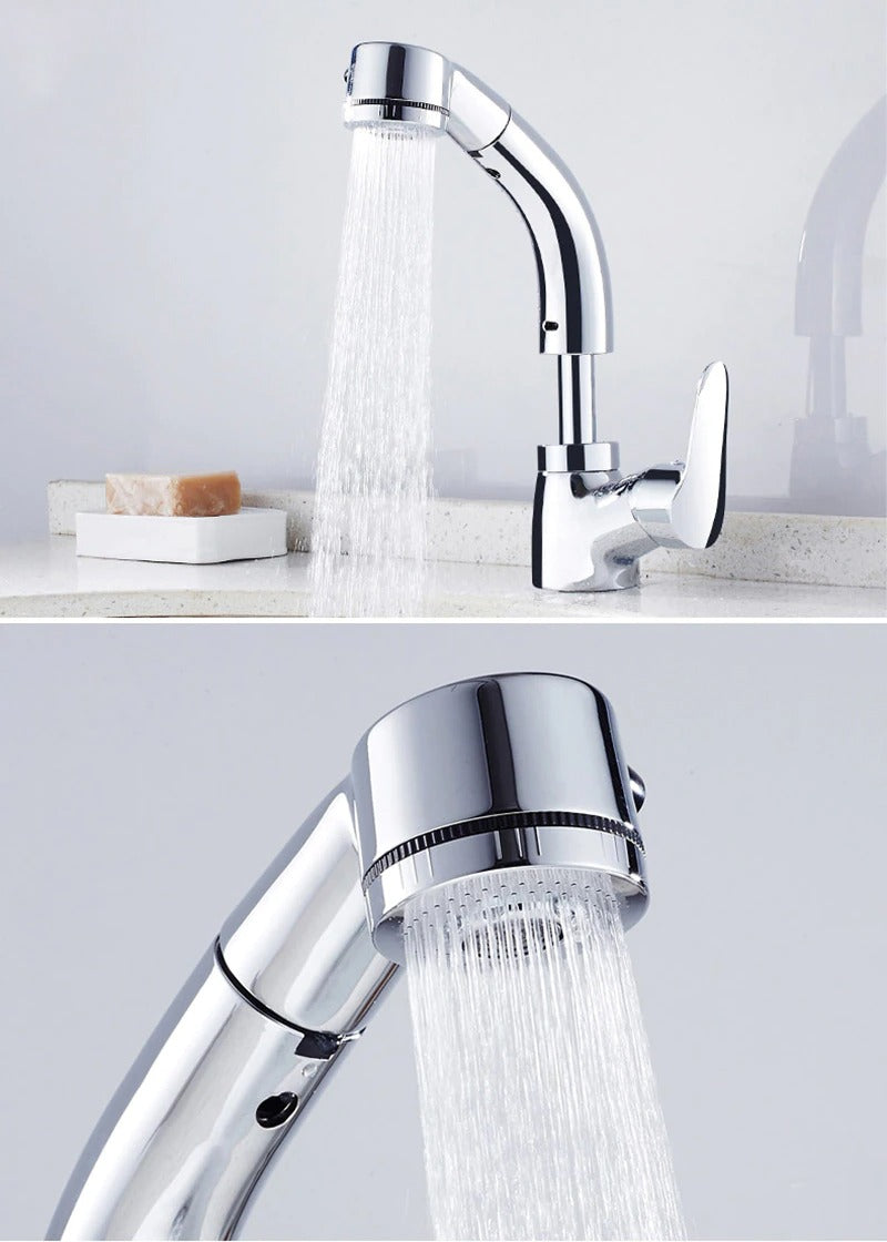 EasyFit Bathroom Faucet - Adjustable Spout & Fast Install