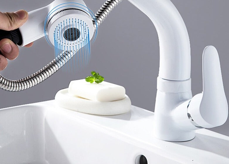 EasyFit Bathroom Faucet - Adjustable Spout & Fast Install