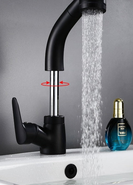 EasyFit Bathroom Faucet - Adjustable Spout & Fast Install
