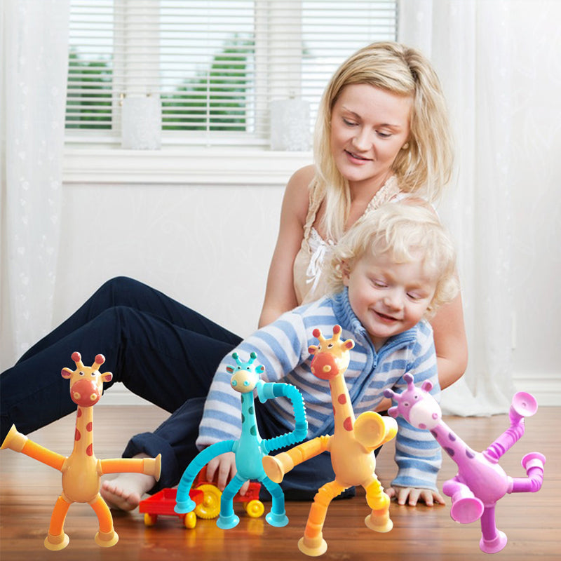 Flexible Giraffe Toy with Suction Cup - StretchyGiraffe 5