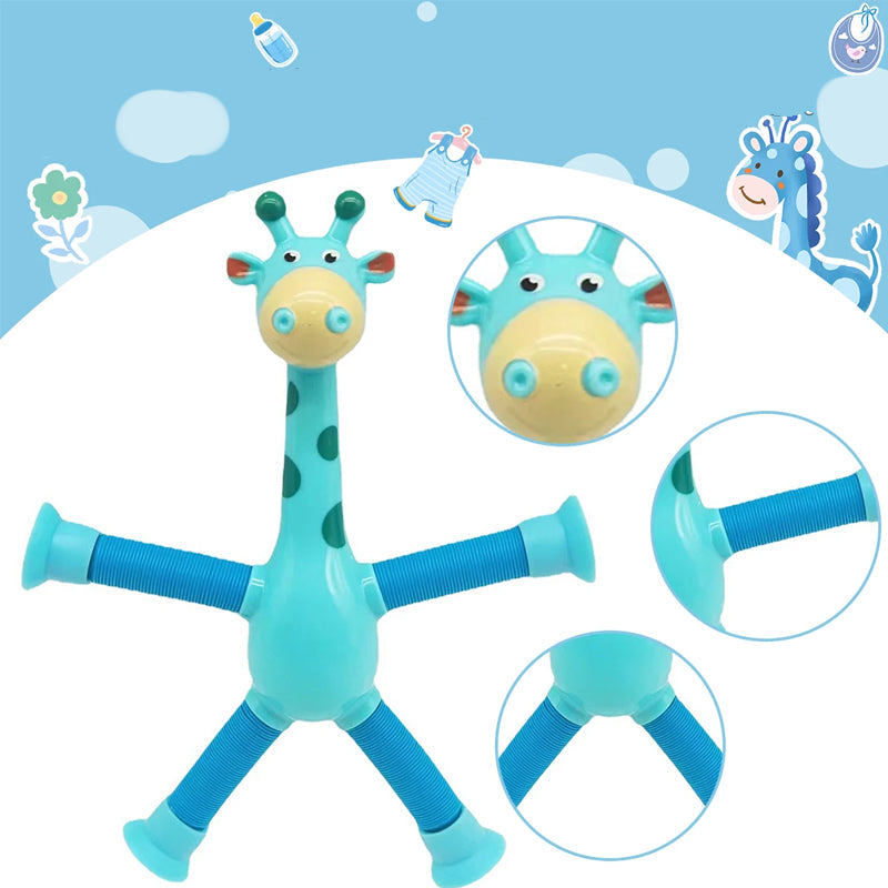 Flexible Giraffe Toy with Suction Cup - StretchyGiraffe 6