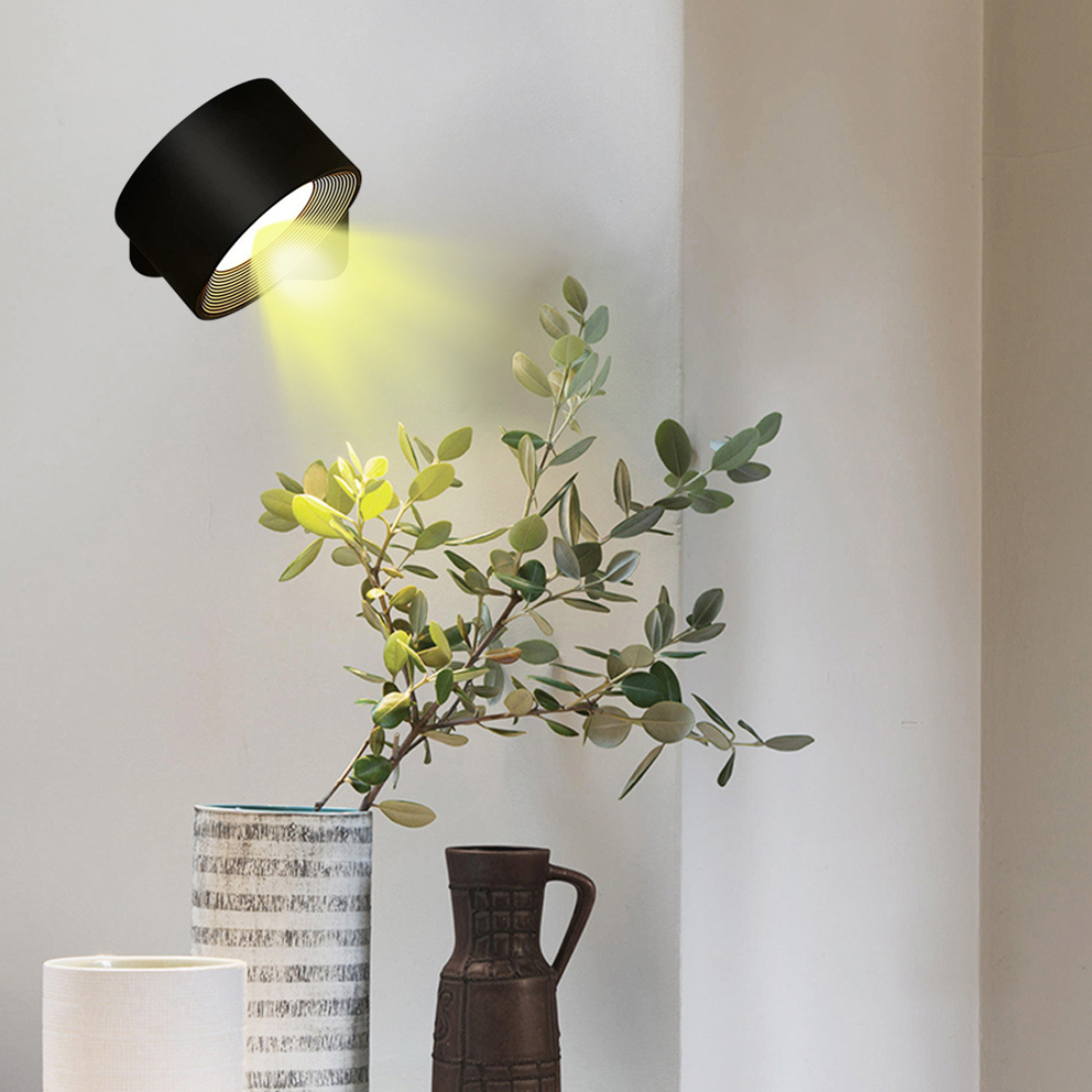 Smart Wireless LED Wall Lamp - Adjustable Brightness
