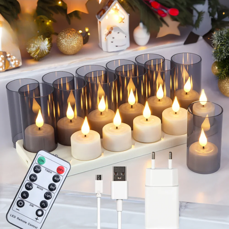 FlickerLuxe - LED Candles with Flickering Effect 2