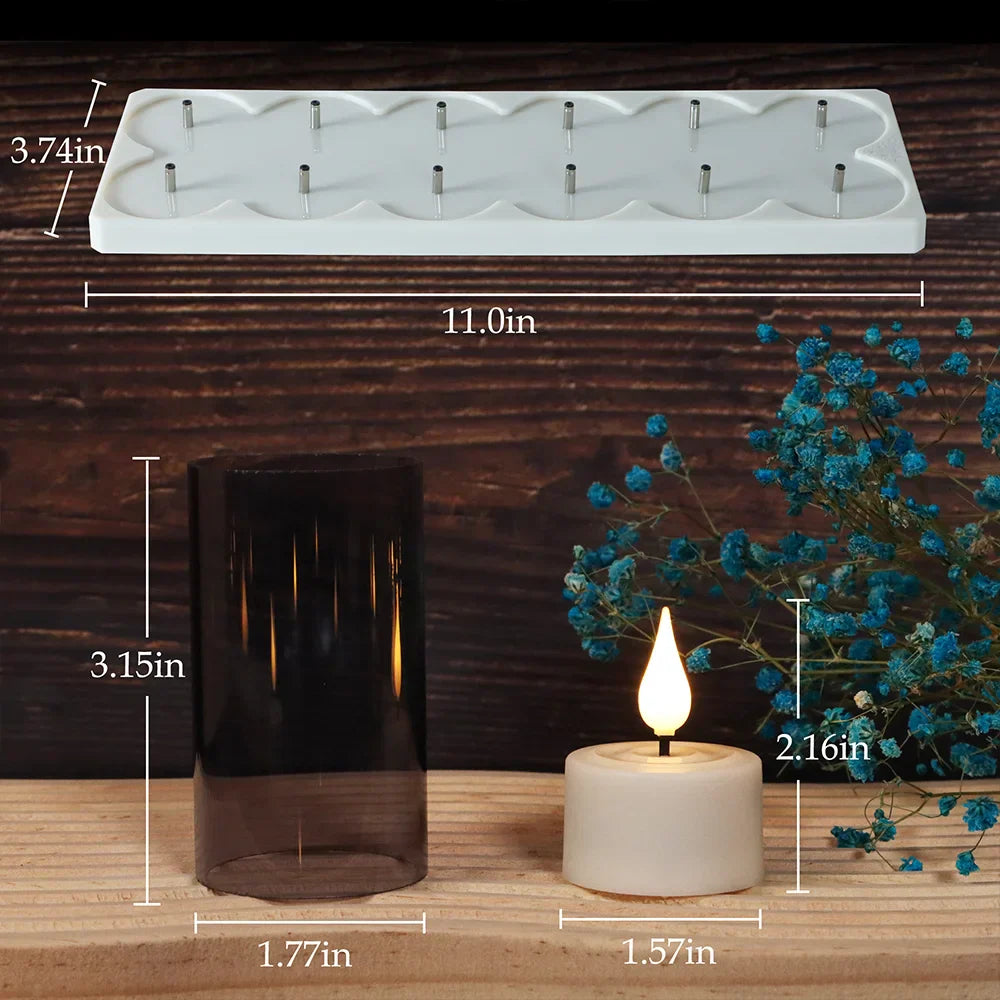 FlickerLuxe - LED Candles with Flickering Effect 6