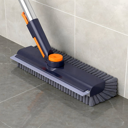 Tough Floor Scrubber Brush Long Handled Tile Cleaner