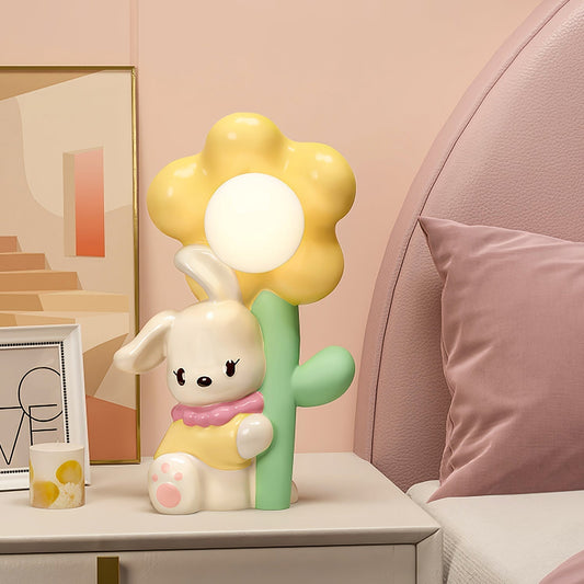 Adorable Rabbit LED Desk Lamp with Warm Soft Glow - Lusomart