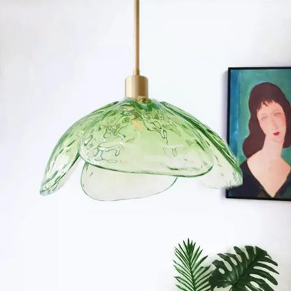 Delicate Bloom Hanging Glass Lamp