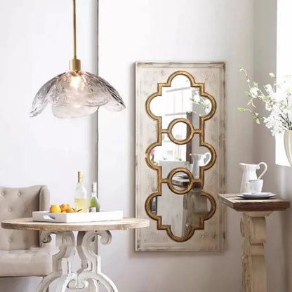 Delicate Bloom Hanging Glass Lamp