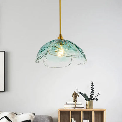 Delicate Bloom Hanging Glass Lamp