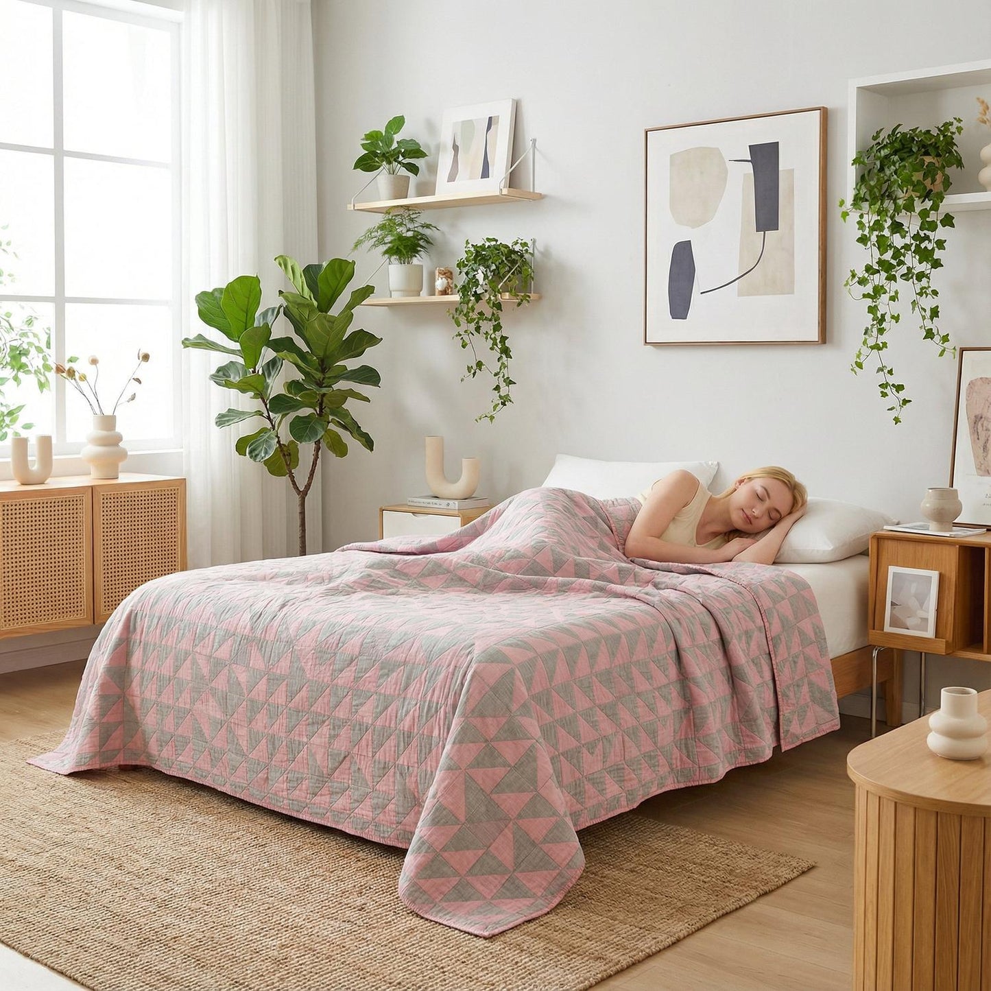 Colorful Patterned Soft Plush Throw Blanket - Lusomart