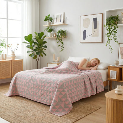 Colorful Patterned Soft Plush Throw Blanket - Lusomart