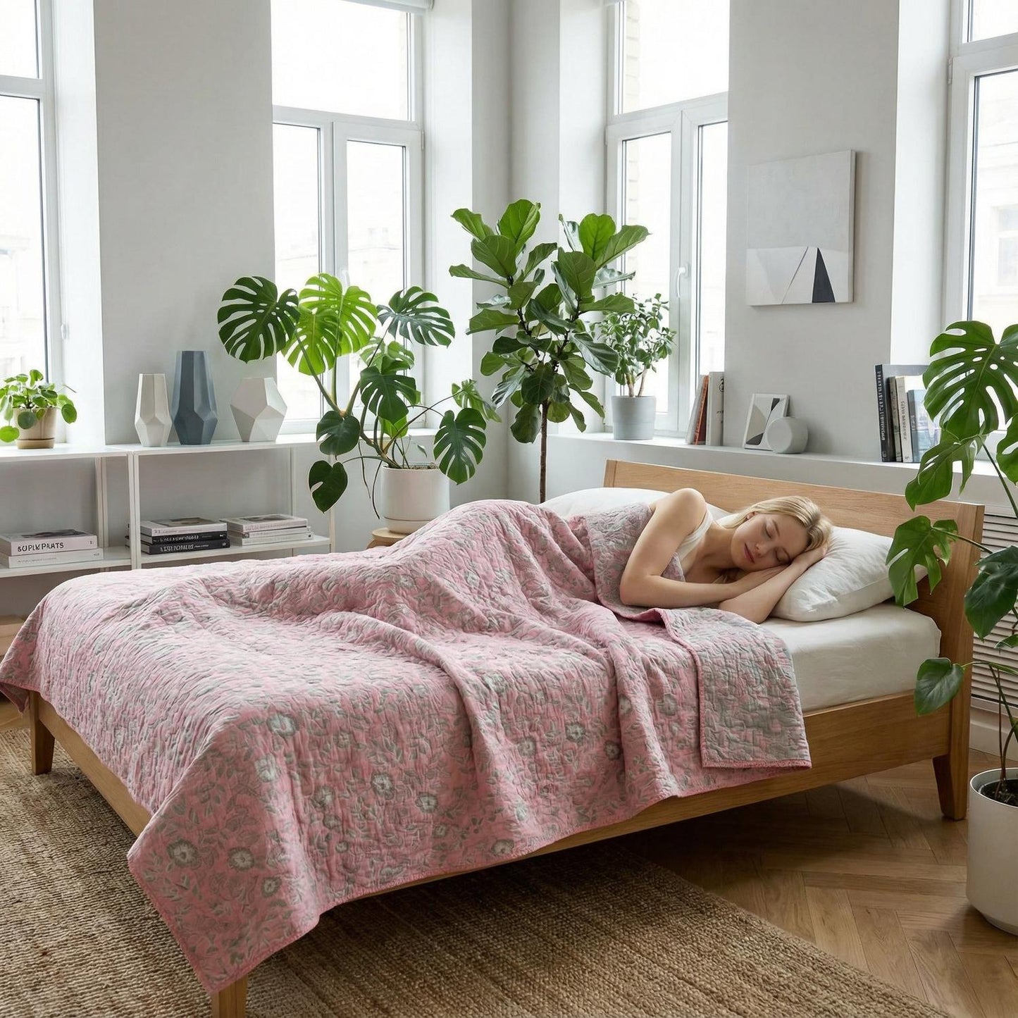 Colorful Patterned Soft Plush Throw Blanket