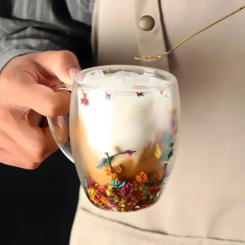 FloralGlow Glass - Mug Inovessa
