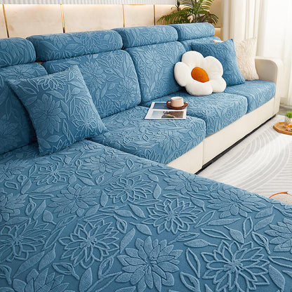 Soft Plush Elastic Sofa Slipcover Furniture Protector
