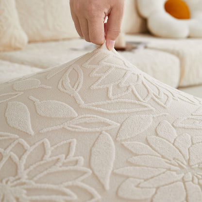 Soft Plush Elastic Sofa Slipcover Furniture Protector