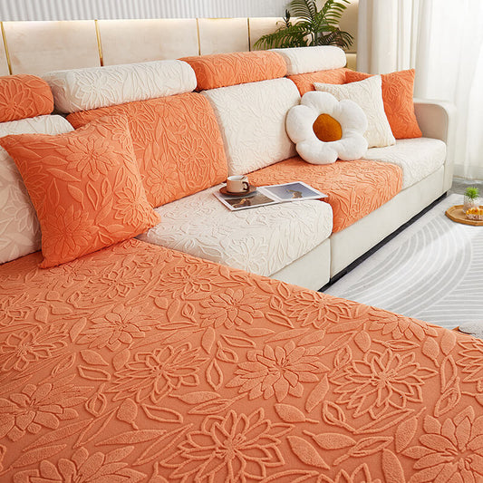 Soft Plush Elastic Sofa Slipcover Furniture Protector - Lusomart