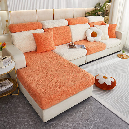 Soft Plush Elastic Sofa Slipcover Furniture Protector