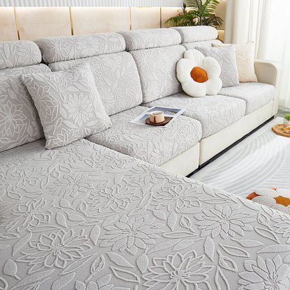Soft Plush Elastic Sofa Slipcover Furniture Protector
