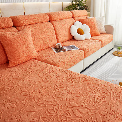 Soft Plush Elastic Sofa Slipcover Furniture Protector