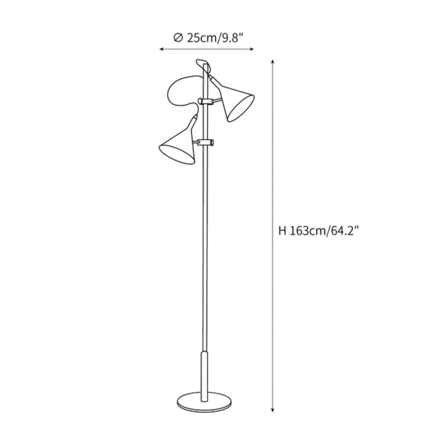 Floralis | Elegant Adjustable Metal Floor Lamp with Warm Light 2