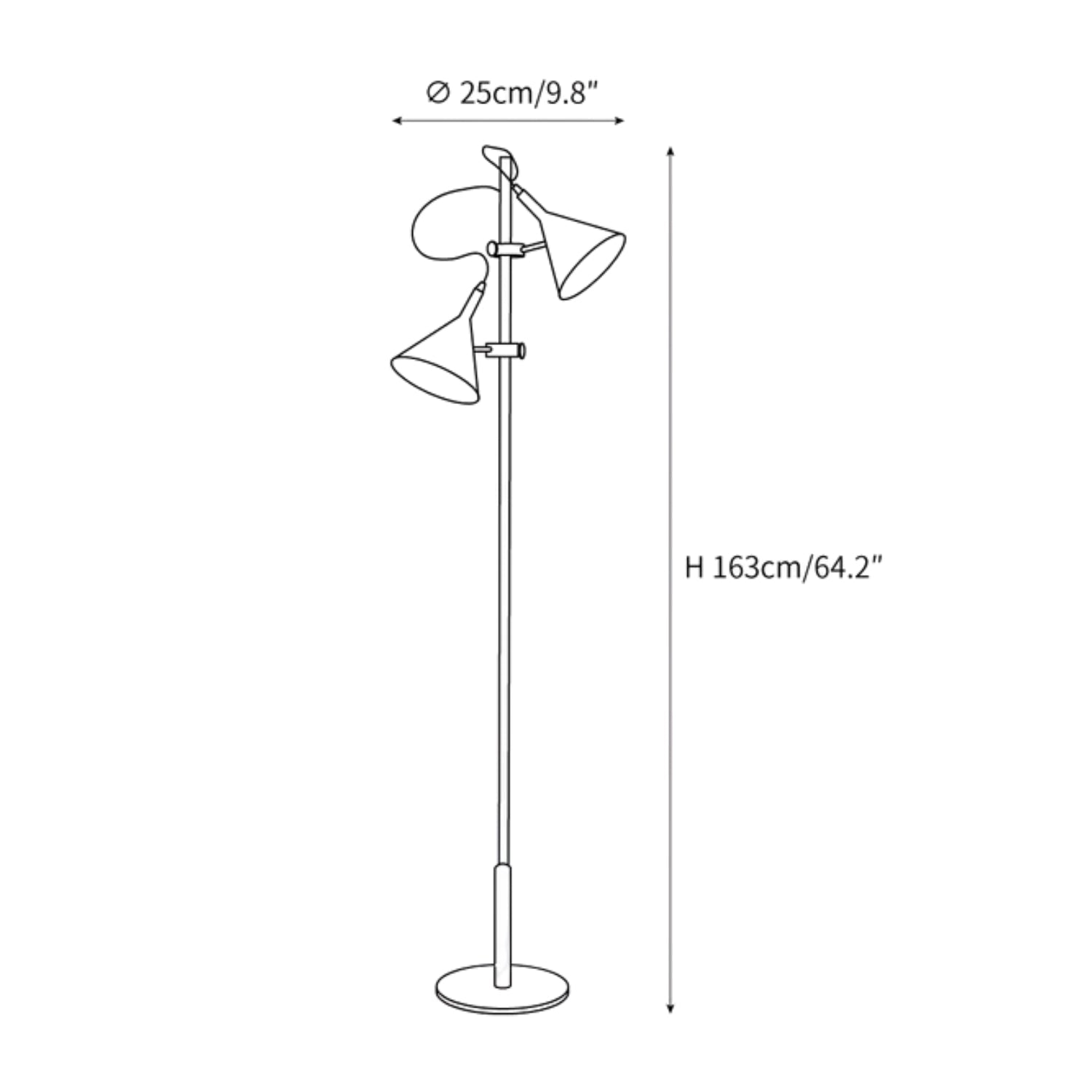 Floralis | Elegant Adjustable Metal Floor Lamp with Warm Light 2