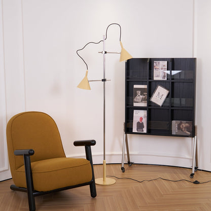 Floralis | Elegant Adjustable Metal Floor Lamp with Warm Light 6