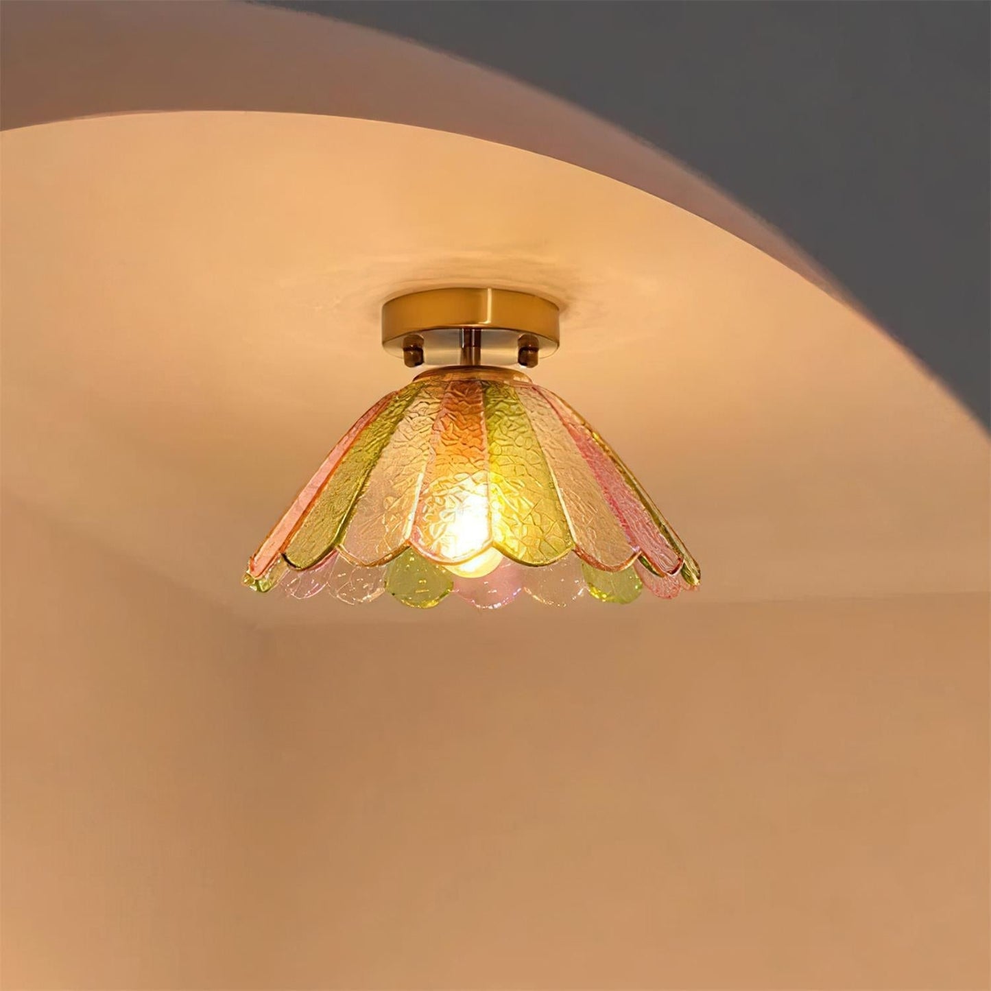 Floralis | Elegant Vintage Glass Flower Ceiling Lamp 2