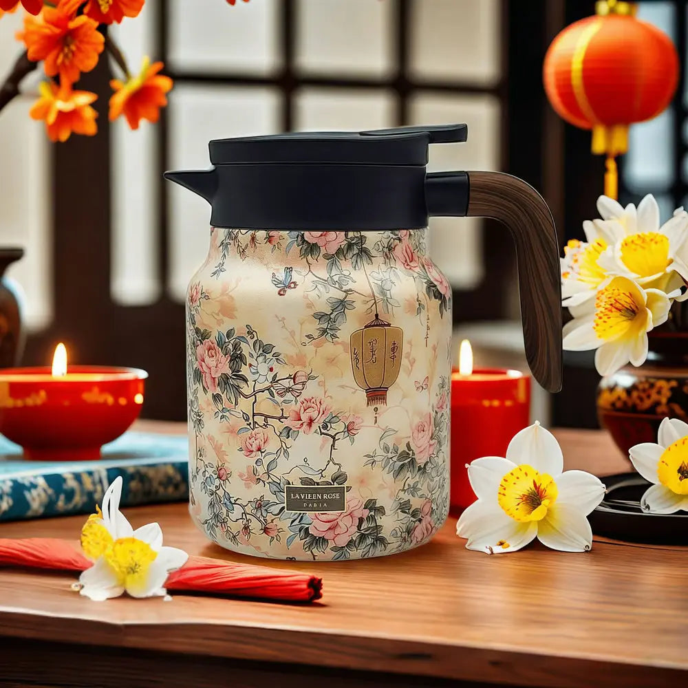 Florica Vintage Floral Tea Pot Inovessa