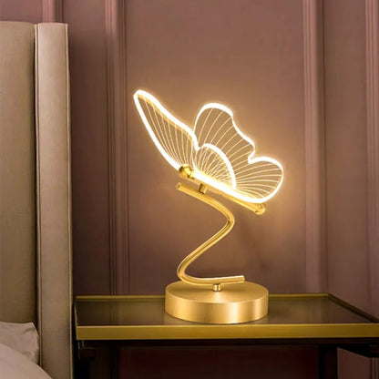 FlutterLight – Stylish Modern Butterfly Table Lamp 2